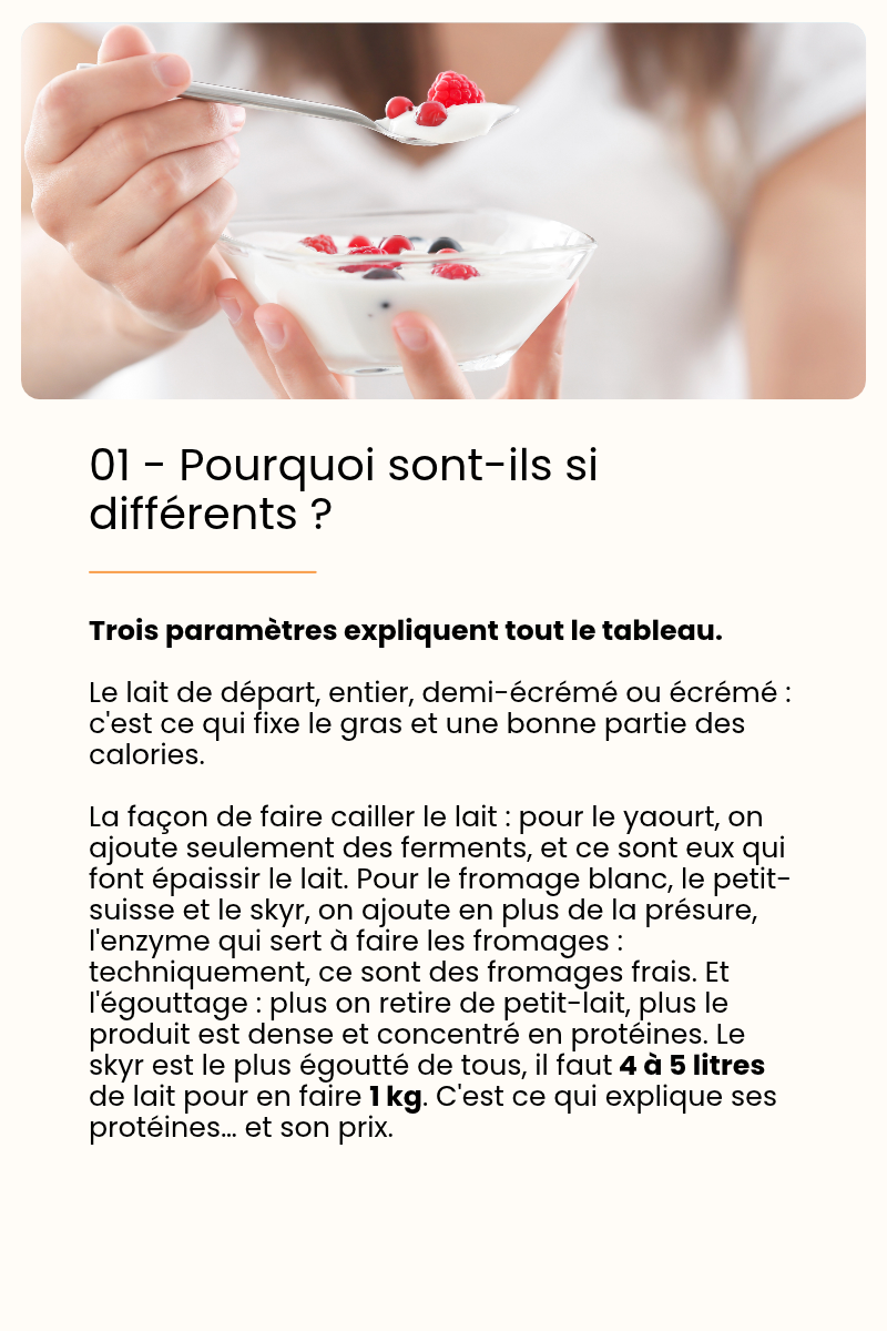 Fromage blanc, skyr, yaourt - Quelles différences ? — page 3 sur 10