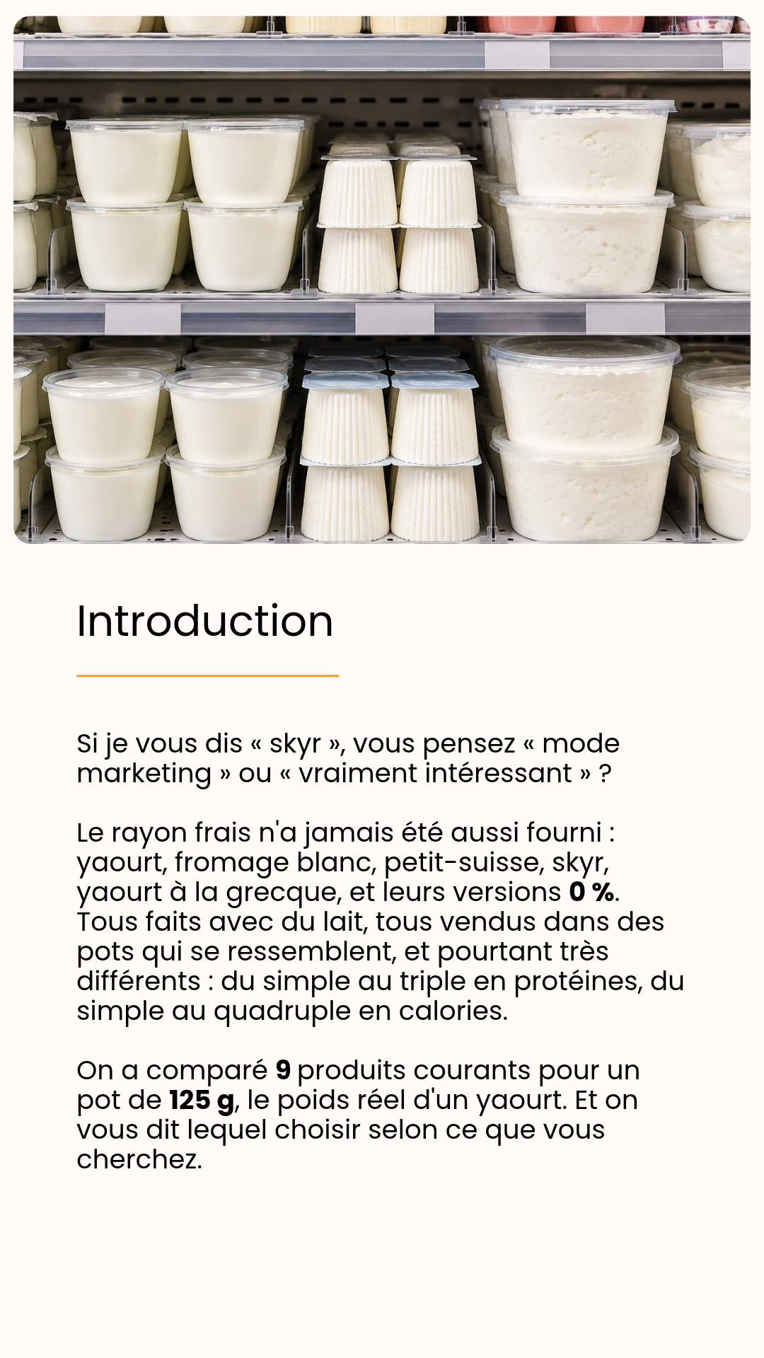 Fromage blanc, skyr, yaourt - Quelles différences ? — page 2 sur 10