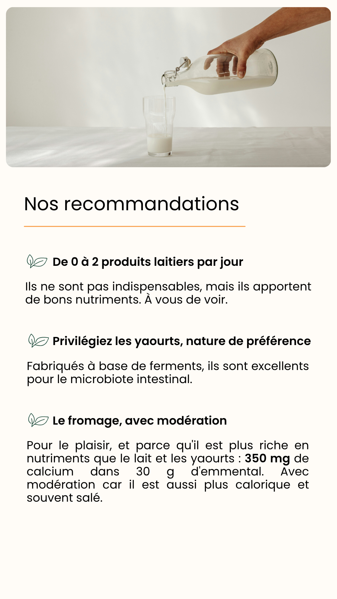 Lait de vache : bon ou mauvais pour la santé ? — page 7 sur 8