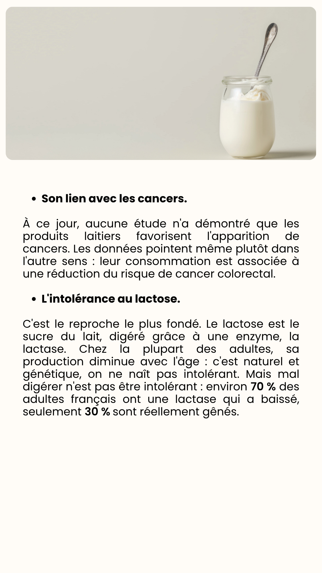 Lait de vache : bon ou mauvais pour la santé ? — page 4 sur 8