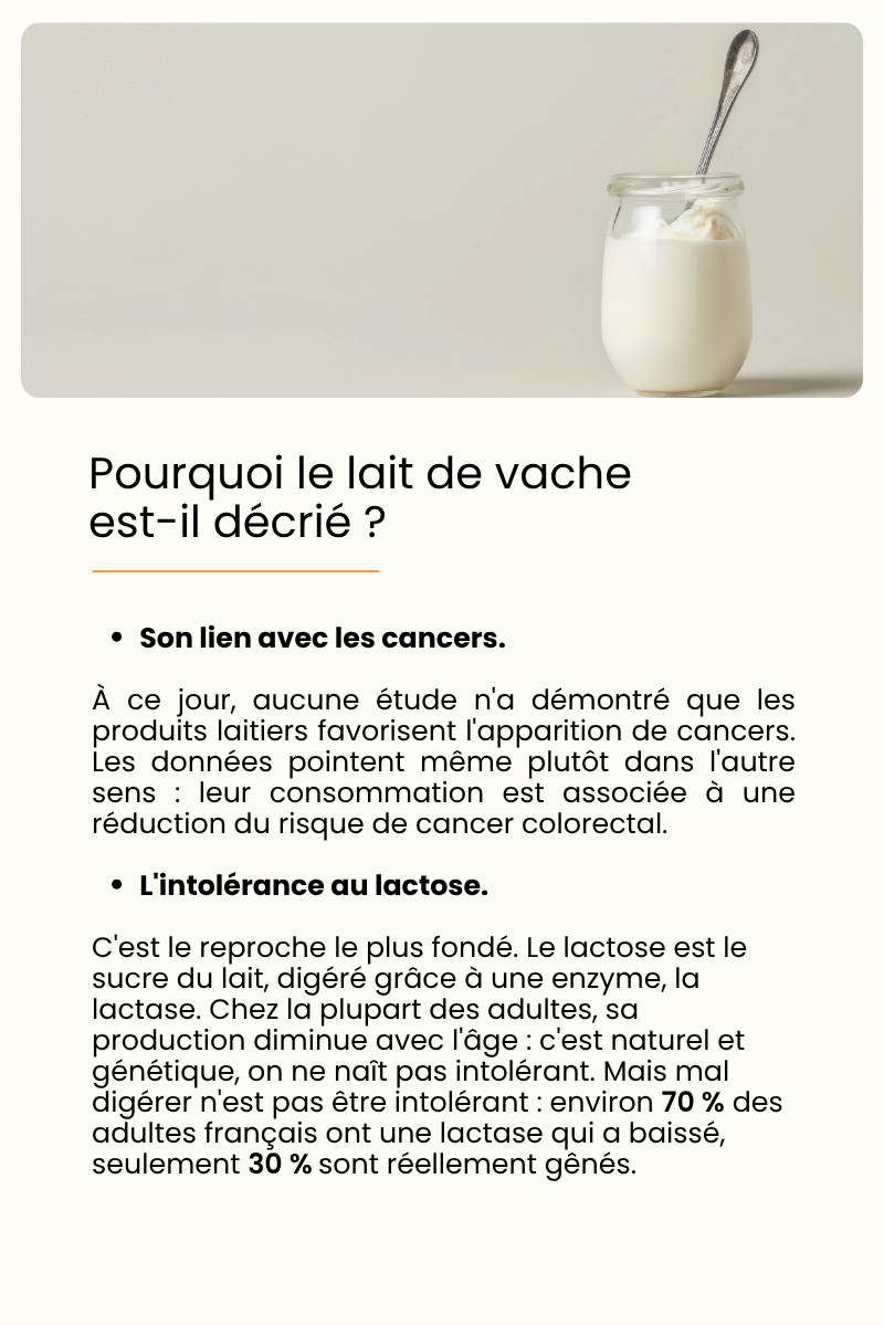 Lait de vache : bon ou mauvais pour la santé ? — page 4 sur 8