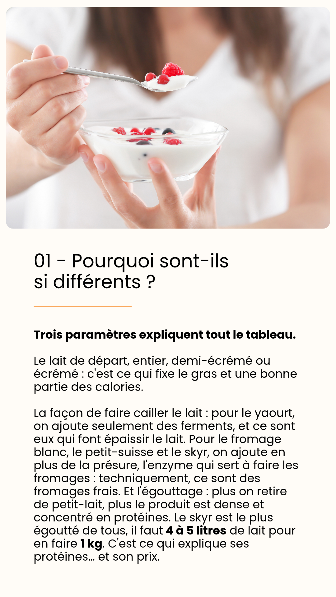 Fromage blanc, skyr, yaourt - Quelles différences ? — page 3 sur 10